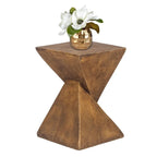 Table d'appoint moderne en béton Adeco pour intérieur et extérieur
