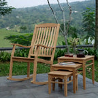 Cambridge Casual Table d'appoint d'extérieur en teck Sherwood