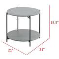 DreamPatio Arena Table d'appoint de patio - 21 x 21 x H18.5