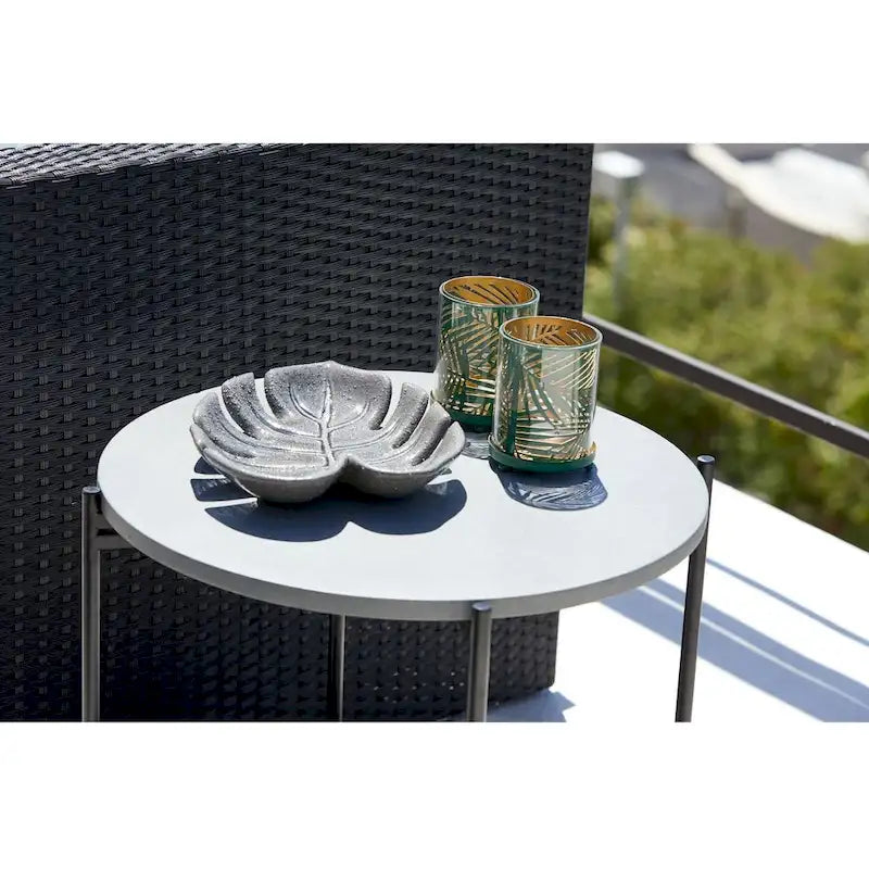 DreamPatio Arena Table d'appoint de patio - 21 x 21 x H18.5