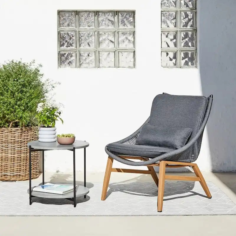 DreamPatio Arena Table d'appoint de patio - 21 x 21 x H18.5