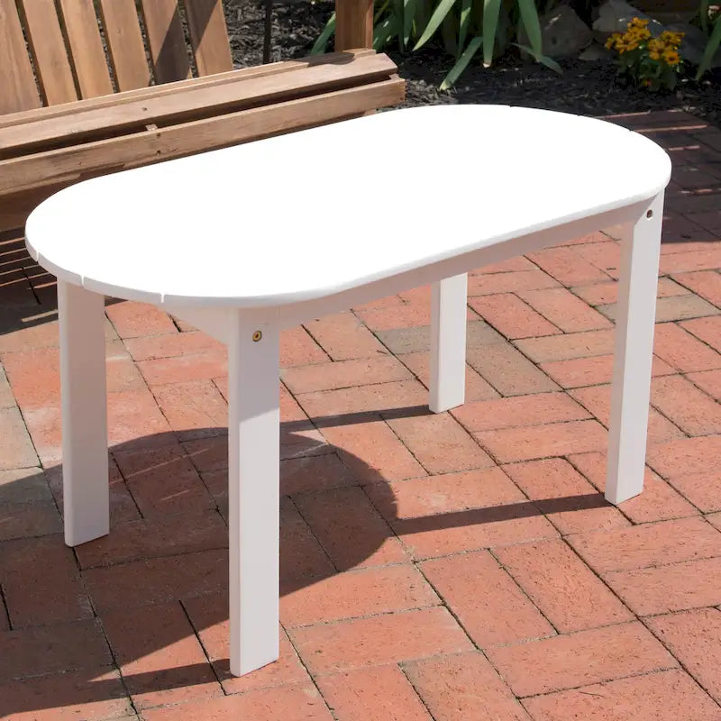 Table basse Gavil Adirondack blanche