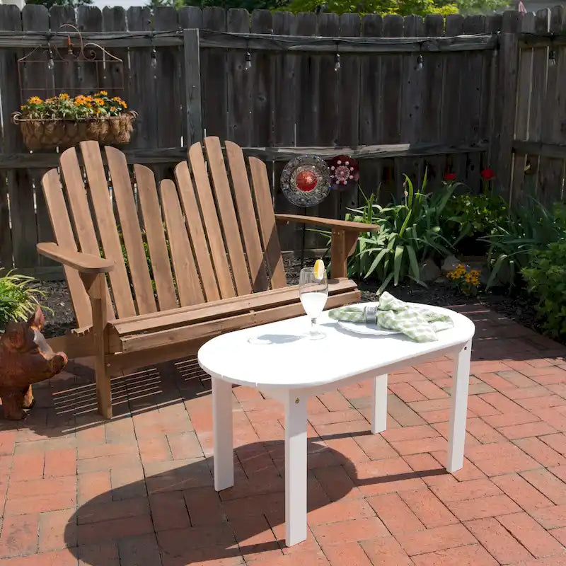 Table basse Gavil Adirondack blanche