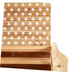 Chaise d'extérieur en bois imprimé patriotique Patio Festival (lot de 2)