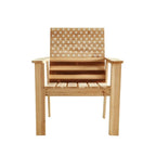 Chaise d'extérieur en bois imprimé patriotique Patio Festival (lot de 2)