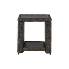 Table d'appoint carrée marron Signature Design by Ashley Grasson Lane