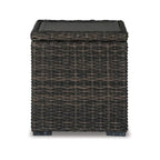 Table d'appoint carrée marron Signature Design by Ashley Grasson Lane