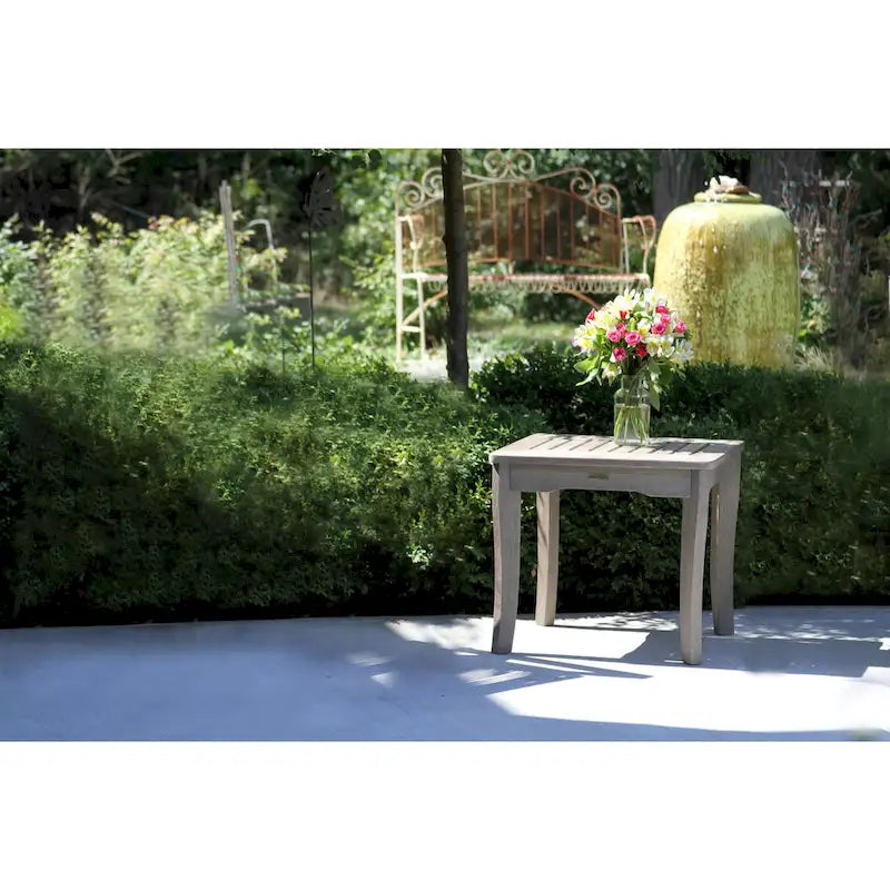 Contessa Grey Wash Eucalyptus End Table