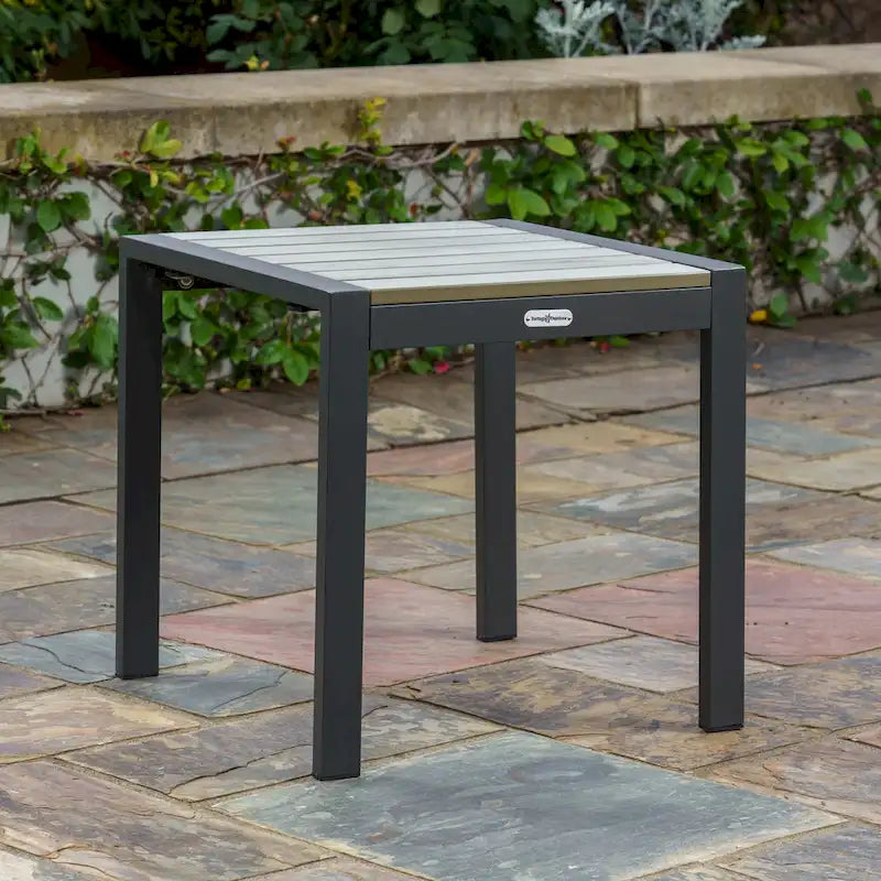 Lakeview Aluminum Outdoor Side Table - 17.75 x 17.75 x 17.75
