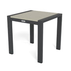 Table d'appoint extérieure en aluminium Lakeview - 17,75 x 17,75 x 17,75