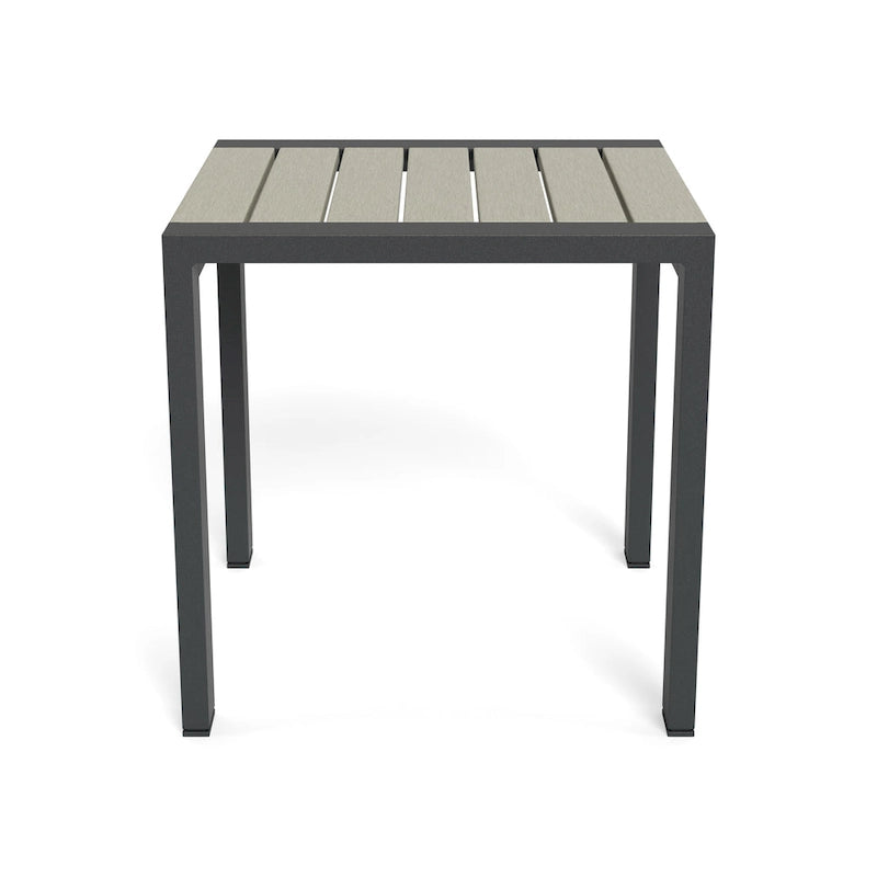 Table d'appoint extérieure en aluminium Lakeview - 17,75 x 17,75 x 17,75