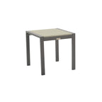 Table d'appoint extérieure en aluminium Lakeview - 17,75 x 17,75 x 17,75