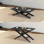 Table à manger d'extérieur réglable en hauteur Pellebant Table de salon/café multifonction - 14,6/23,4 (H) x 24 (l) x 44 (L)