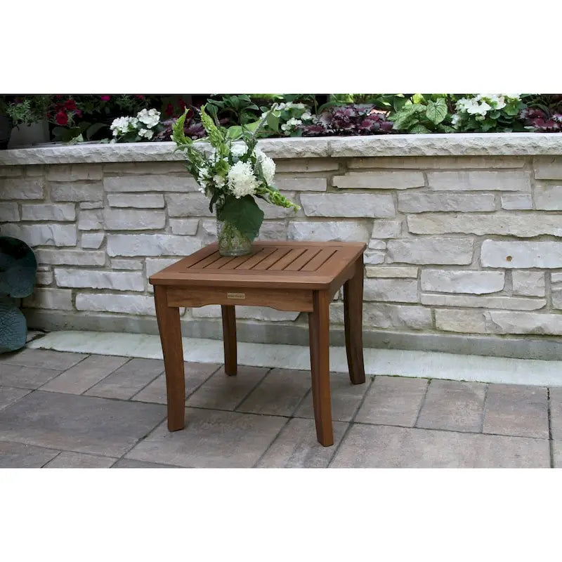 Eilaf Square Eucalyptus End Table