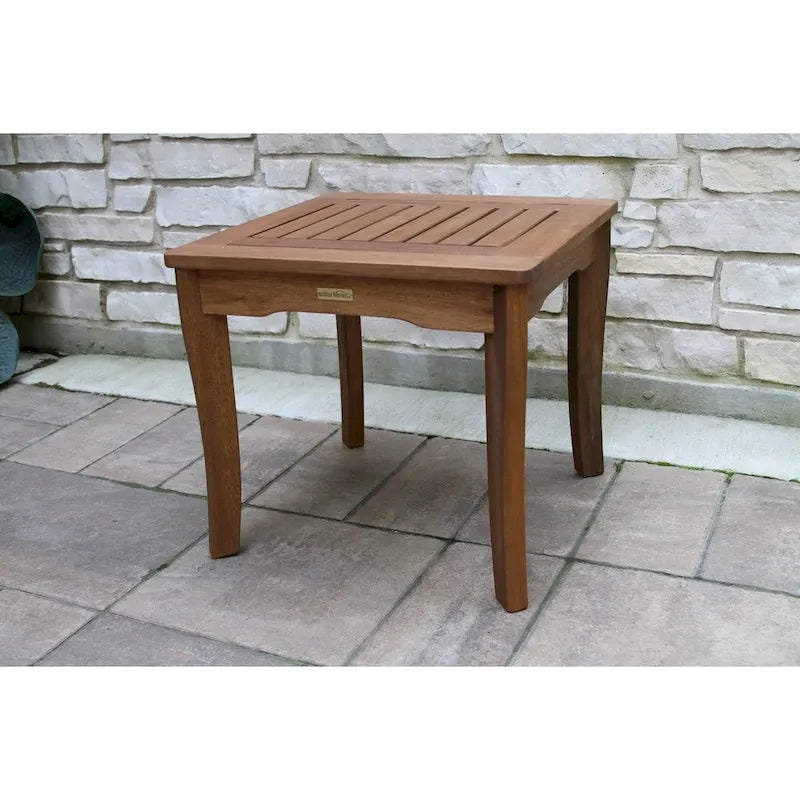 Table d'appoint carrée Eilaf Eucalyptus