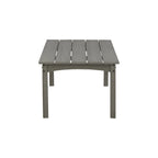 Table basse d'extérieur rectangulaire Signature Design by Ashley Visola Gray en poly toutes saisons - 48 larg. x 24 prof. x 18 haut.
