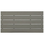 Table basse d'extérieur rectangulaire Signature Design by Ashley Visola Gray en poly toutes saisons - 48 larg. x 24 prof. x 18 haut.