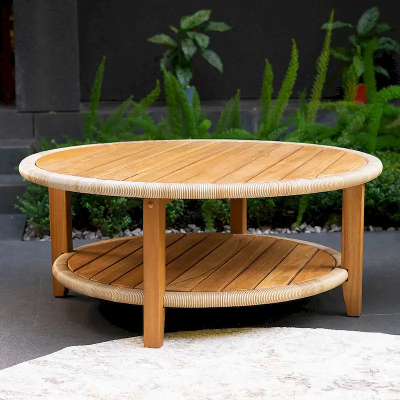 Cambridge Casual Table basse d'extérieur en teck Seaside