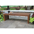 Eilaf Checkerboard Oversized Bench - N/A