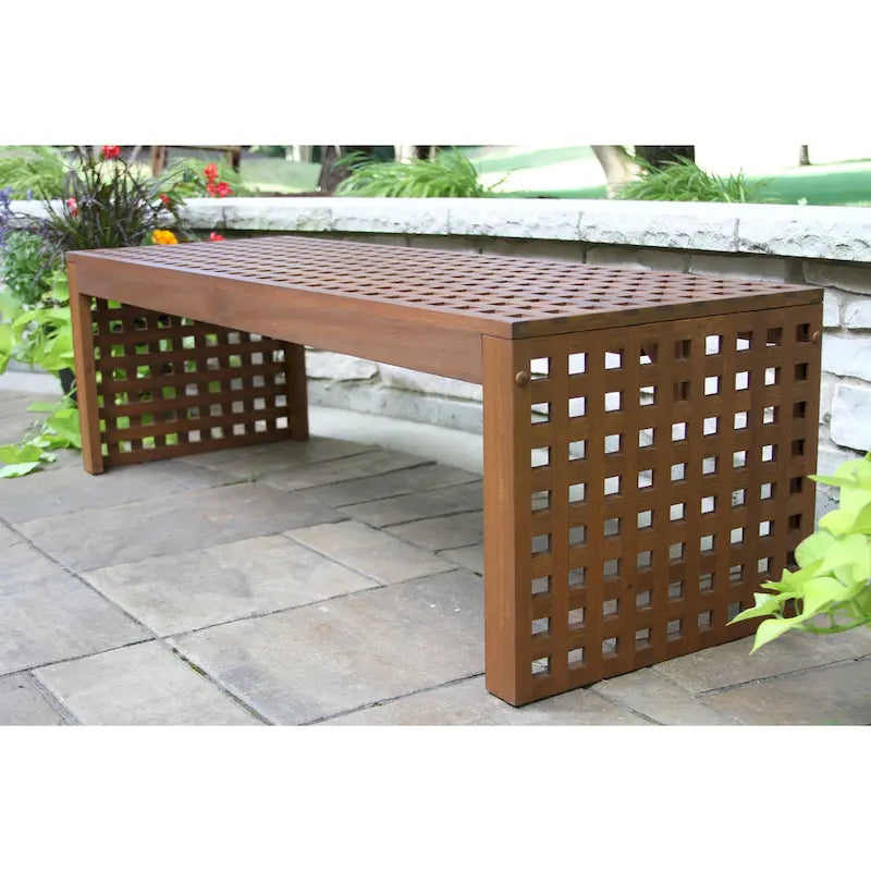 Banc surdimensionné Eilaf à damier - S.O.