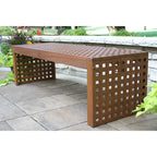 Banc surdimensionné Eilaf à damier - S.O.