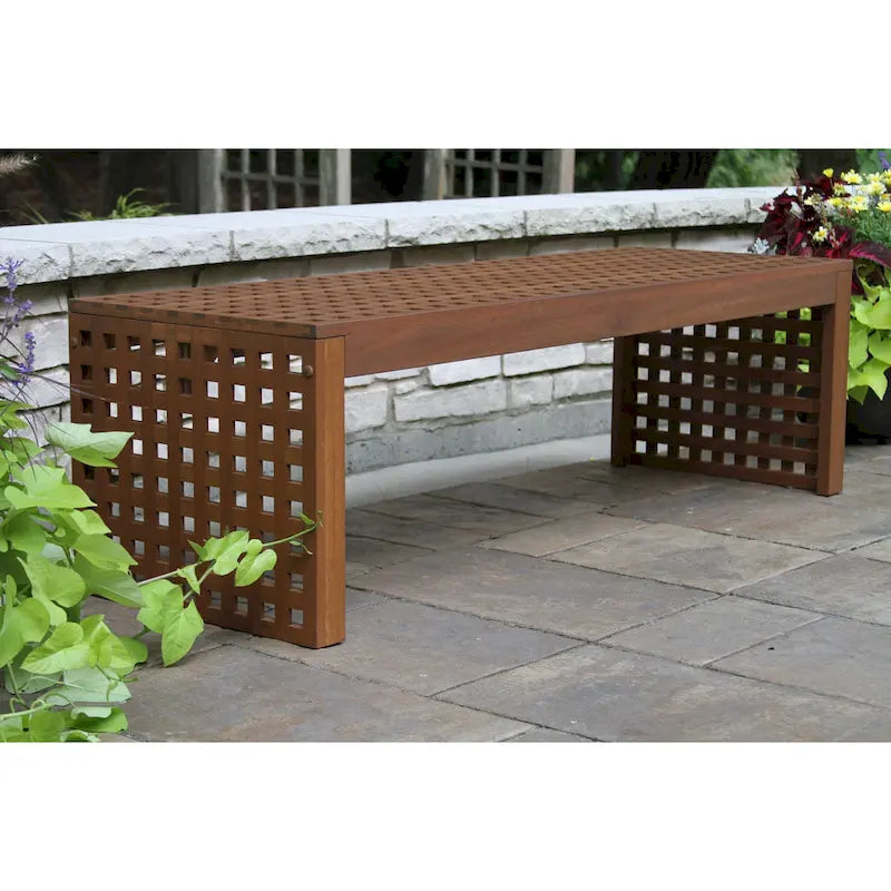 Banc surdimensionné Eilaf à damier - S.O.