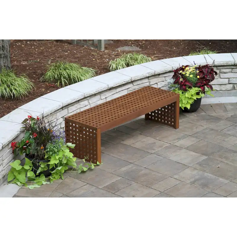 Banc surdimensionné Eilaf à damier - S.O.
