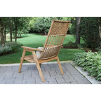 2 chaises longues Samera Teak & Bohemian Basket
