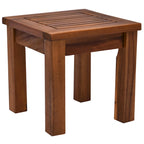 Outsunny Ensemble de 3 Tables Gigognes d'Extérieur avec Structure en Bois d'Acacia et Design Polyvalent
