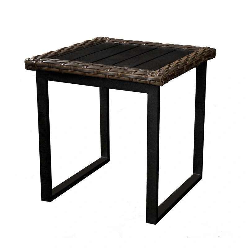 Table d'appoint en osier d'extérieur Collection osier du Festival Patio