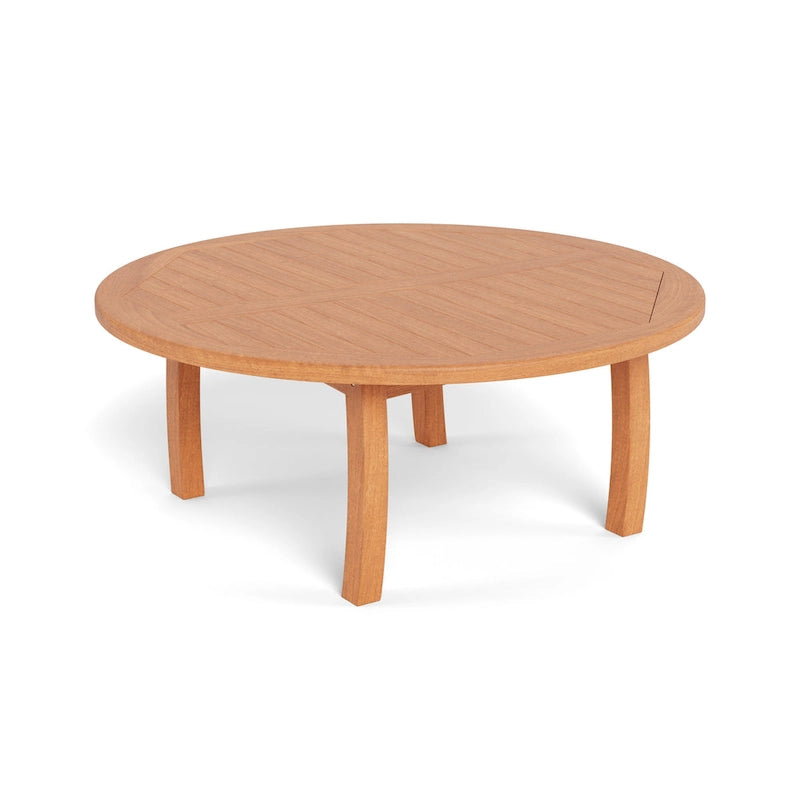 Table basse ronde d'extérieur en teck Jakarta