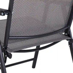 Chaises de patio pliantes grises Podena (lot de 2) par Havenside Home