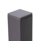 Table d'appoint d'extérieur carrée Pellebant en aluminium - 15,67 L x 15,67 l x 15,83 H