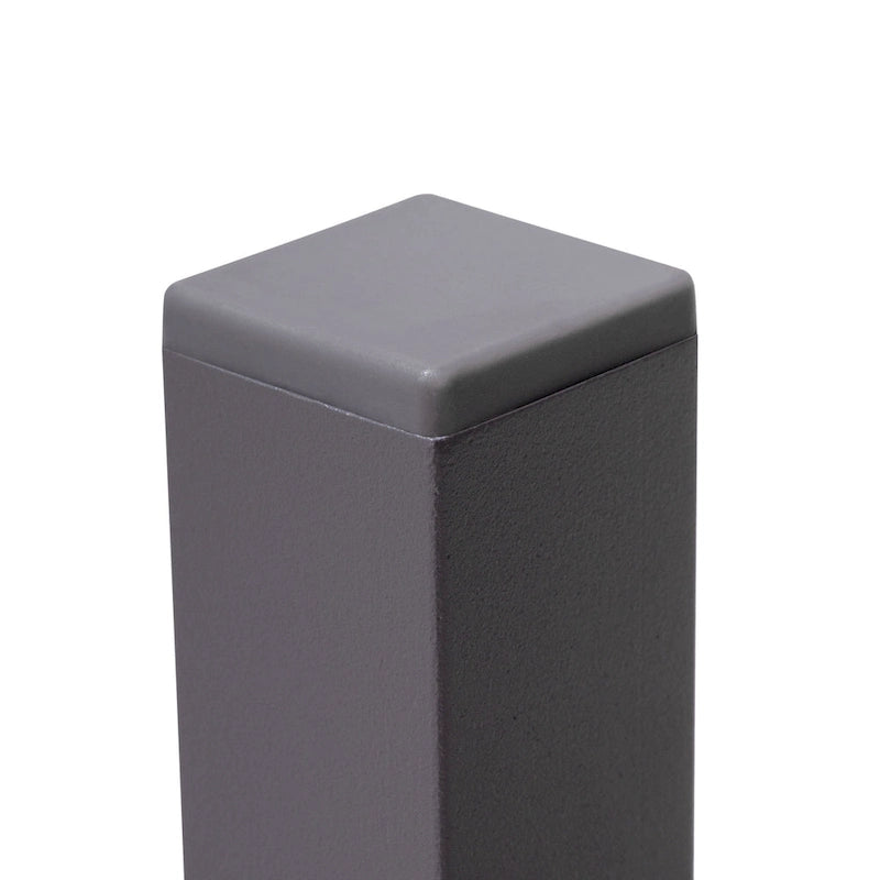 Table d'appoint d'extérieur carrée Pellebant en aluminium - 15,67 L x 15,67 l x 15,83 H