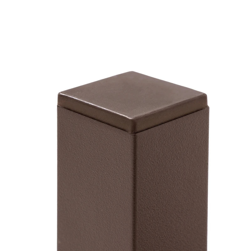 Table d'appoint d'extérieur carrée Pellebant en aluminium - 15,67 L x 15,67 l x 15,83 H