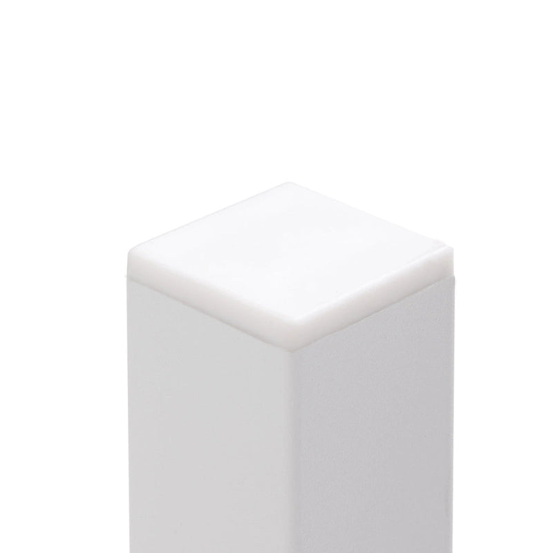 Table d'appoint d'extérieur carrée Pellebant en aluminium - 15,67 L x 15,67 l x 15,83 H