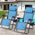 Chaise longue inclinable pliante Bonosuki Patio Zero Gravity