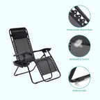 Chaise longue inclinable pliante Bonosuki Patio Zero Gravity
