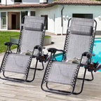Chaise longue inclinable pliante Bonosuki Patio Zero Gravity