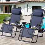 Chaise longue inclinable pliante Bonosuki Patio Zero Gravity