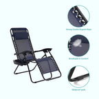 Chaise longue inclinable pliante Bonosuki Patio Zero Gravity