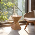 Table d'appoint en béton Table d'appoint moderne pour l'intérieur et l'extérieur
