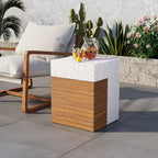 OSIEST 19.7 Table basse de patio d'extérieur en béton