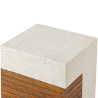 OSIEST 19.7 Table basse de patio d'extérieur en béton