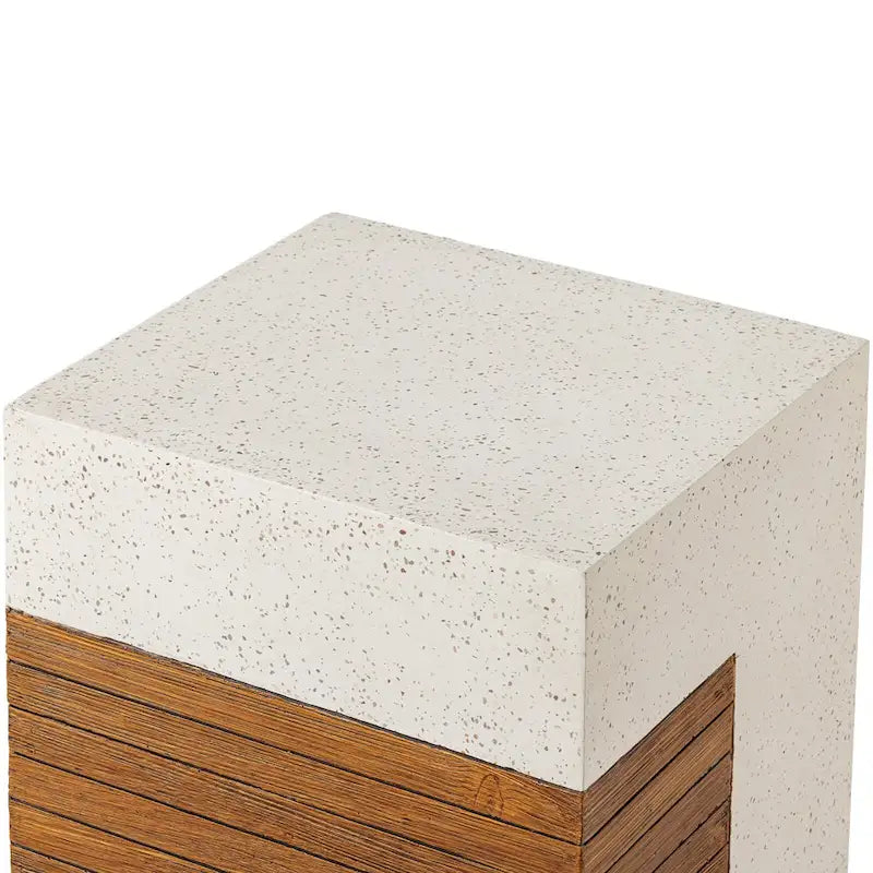 OSIEST 19.7 Table basse de patio d'extérieur en béton