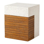 OSIEST 19.7 Table basse de patio d'extérieur en béton