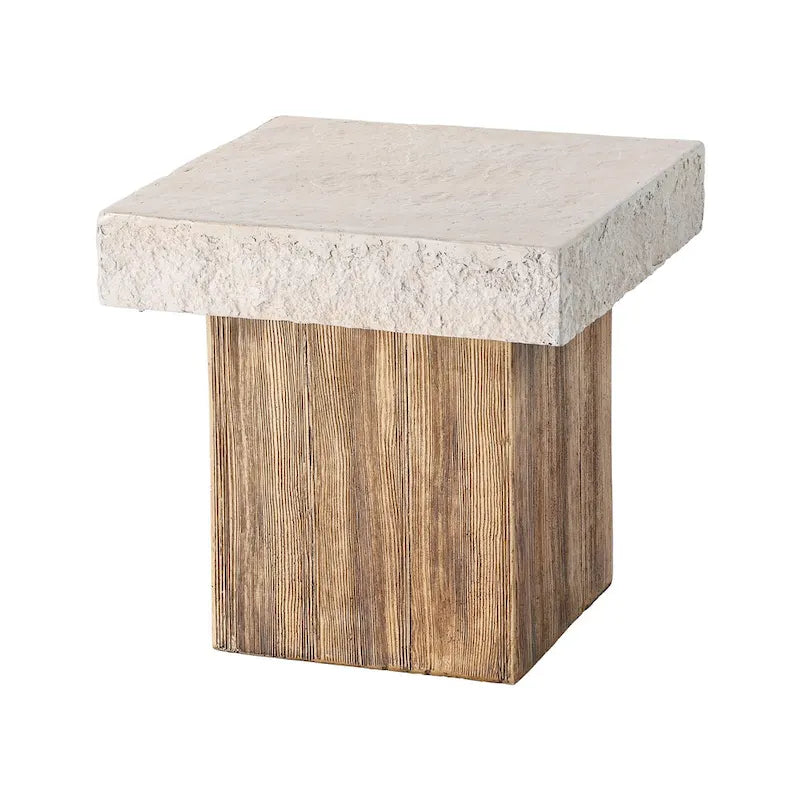 OSIEST 19.7 Table basse de patio d'extérieur en béton