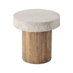 OSIEST 19.7 Table basse de patio d'extérieur en béton