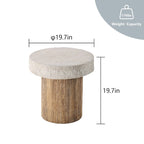OSIEST 19.7 Table basse de patio d'extérieur en béton