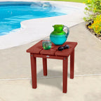 BAHIA VERDE OUTDOORS Petite table d'appoint Adirondack